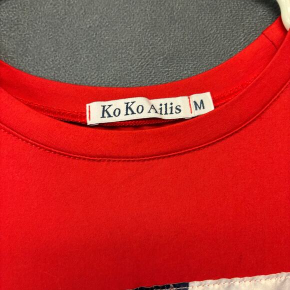 Ko Ko Ailis Change Shirt Y2K Mesh Peek a Boo Sleeves High Heels Studded Pearls - Picture 3 of 10